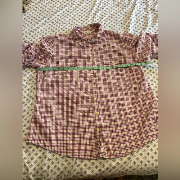 ORVIS Roll tab pink button down shirt, size XLarge women’s - Picture 7 of 16